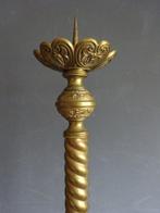 Chandelier (2) - Bronze, Laiton - Porte-bougies Altaar Pen -, Antiek en Kunst