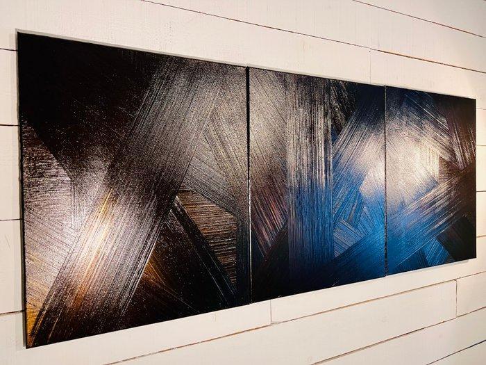 Ronan Martin - Dark - XXL - Pierre Soulages - NO RESERVE, Antiek en Kunst, Kunst | Schilderijen | Modern