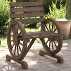 vidaXL Tuinstoel 58x58x78,5 cm massief vurenhout, Tuin en Terras, Verzenden, Nieuw