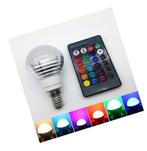 E14 RGB led lamp met afstandsbediening, 3W, Doe-het-zelf en Bouw, Gereedschap | Overige machines, Nieuw, Verzenden