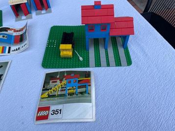 Lego - Legoland - 348 (2x) + 351 + 353 + 354 - 1970-1980 -