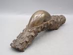 sculptuur, Punctured tire - 8.8 cm - Brons