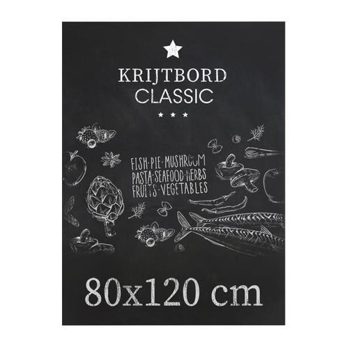 Krijtbord Classic 80x120 cm Verticaal en Horizontaal, Maison & Meubles, Accessoires pour la Maison | Cadres, Envoi