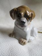Lampe - Brûle parfum Art Déco. Chien, porcelaine allemande, Antiek en Kunst