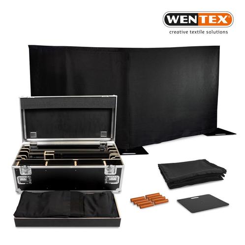 WENTEX® Pipe en Drape FOH kit - 18 meter systeem + gordijnen, Musique & Instruments, Lumières & Lasers, Envoi