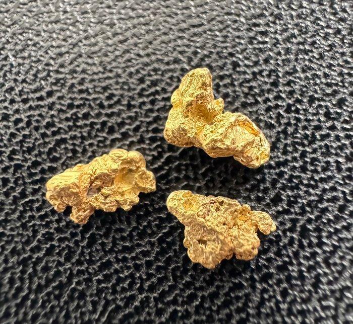 Goud Goud nugget- 0.51 g - (3), Verzamelen, Mineralen en Fossielen