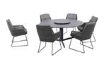 4 Seasons Outdoor Valencia dining set Platinum met Embrace, Nieuw