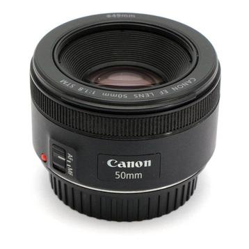 Canon EF 50mm f/1.8 STM - standaard lens, portret lens Prime beschikbaar voor biedingen