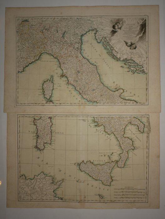 Italië - Italië; Rizzi-Zannoni - LItalie Divisee en ses, Boeken, Atlassen en Landkaarten