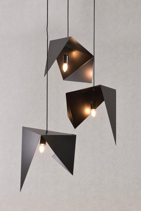 Gie El - Kroonluchter - BIRD 3 black LGH0730 - Legering, Antiquités & Art, Art | Objets design