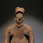 Colima, Westkust Mexico Terracotta Zittende figuur. 13 cm, Verzamelen