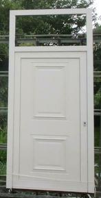 pvc buitendeur , voordeur , deur 123 x 273 / 214  creme, Nieuw, 215 cm of meer, Kunststof, Ophalen of Verzenden