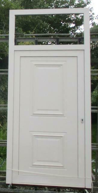 pvc buitendeur , voordeur , deur 123 x 273 / 214  creme, Doe-het-zelf en Bouw, Deuren en Vliegenramen, Nieuw, Kunststof, Buitendeur