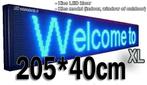 Professionele LED lichtkrant afm. 205 x 40 x 7 cm, Huis en Inrichting, Woonaccessoires | Overige, Nieuw, Verzenden