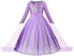 Prinsessenjurk - Paarse Elsa jurk - Lange mouw - Kleedje, Verzenden