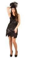 zwarte charleston jurk met glitters, Ophalen of Verzenden, Nieuw