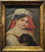 Jean-Baptiste Greuze (1725 – 1805), Seguace di, Suiveur de -, Antiek en Kunst