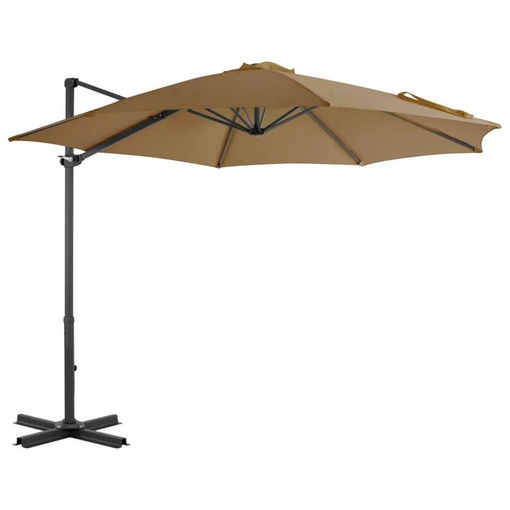 Zweefparasol | Tweede Kansje | 360 Draaibaar, Tuin en Terras, Parasols, 3 tot 4 meter, Kantelbaar, Nieuw, Zweefparasol, Verzenden