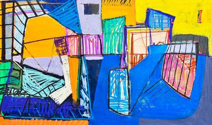 Cristine Balarine - A private cathedral for the rituals of, Antiek en Kunst, Kunst | Schilderijen | Modern