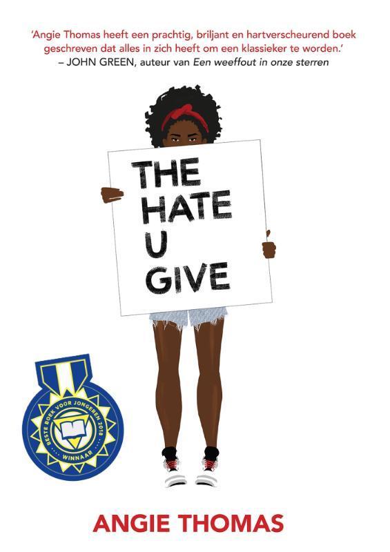 The hate u give 9789048837175 Angie Thomas, Boeken, Kinderboeken | Jeugd | 13 jaar en ouder, Gelezen, Verzenden