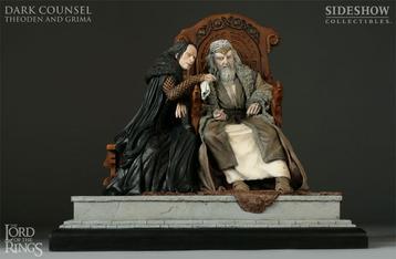 Lord of the Rings - Dark Counsel: Theoden and Grima Diorama