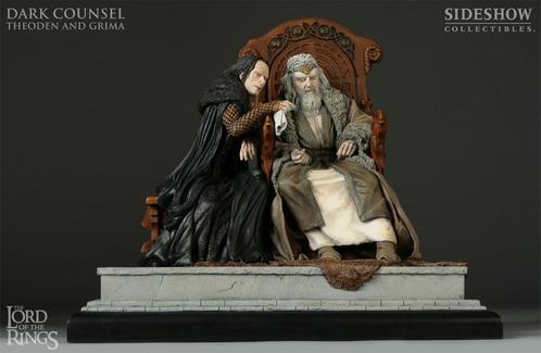 Lord of the Rings - Dark Counsel: Theoden and Grima Diorama, Collections, Lord of the Rings, Envoi
