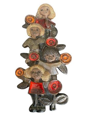 Wanddecoratie - Perignem - België - Vintage wandtafereel