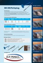 Isolatieplug Perfo Blauw voor snelbouwblokken., Doe-het-zelf en Bouw, Nieuw