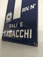 Emaille bord - Sali e Tabacchi Riv. N. - Italiaanse, Antiek en Kunst