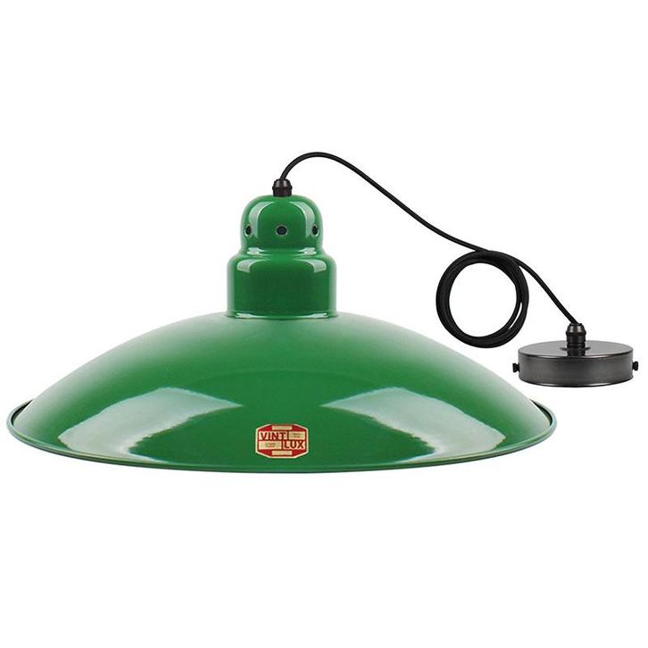 Vintlux Hanglamp HX26 Rural Green - Ø 46,5 cm - E27, Huis en Inrichting, Lampen | Overige, Verzenden