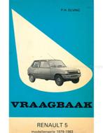 1979-1983 RENAULT 5 VRAAGBAAK NEDERLANDS