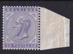 Belgique 1883 - Leopold II nouveau type - 50c violet -, Postzegels en Munten, Gestempeld