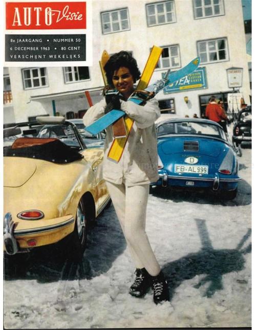 1963 AUTOVISIE MAGAZINE 50 NEDERLANDS, Boeken, Auto's | Folders en Tijdschriften, Ophalen of Verzenden