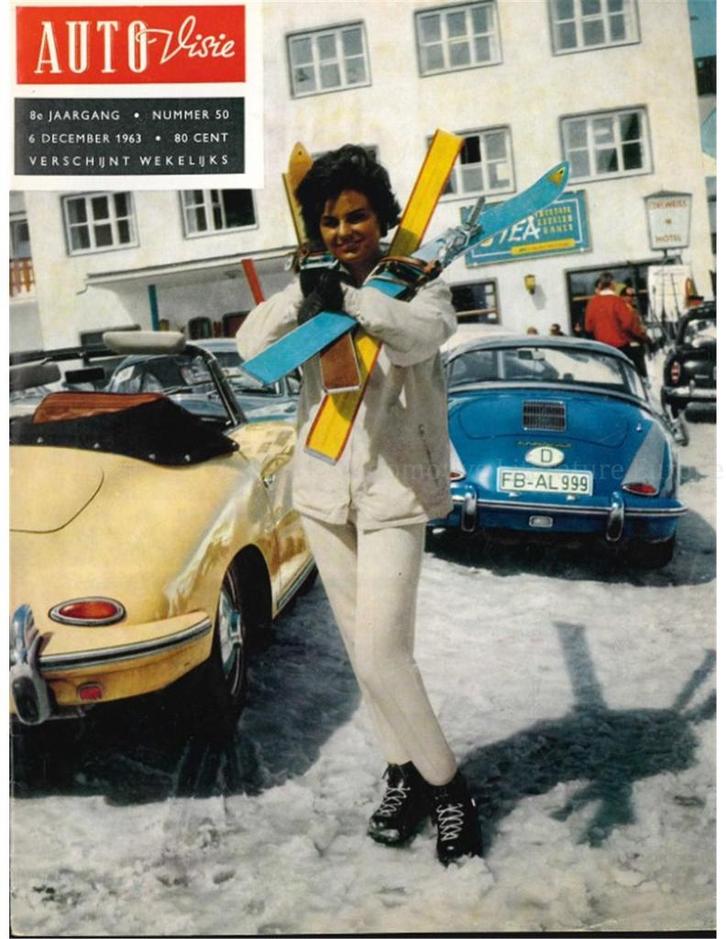 1963 AUTOVISIE MAGAZINE 50 NEDERLANDS, Livres, Autos | Brochures & Magazines, Enlèvement ou Envoi