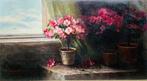 Hugo Charlemont (1850-1939) - Flowerpots by the window