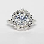 Bague de fiançailles - 18 carats Or blanc - 3.23ct. tw.