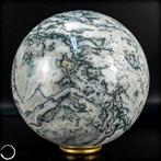Zeldzaam Natuurlijk Artistieke Mos - Agate Sphere, Brazilië-, Collections, Minéraux & Fossiles
