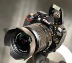 Nikon D3100 + AF-S 18-55mm G-DX-VR#2.929 Clicks #Excellent, Audio, Tv en Foto, Fotocamera's Digitaal, Nieuw