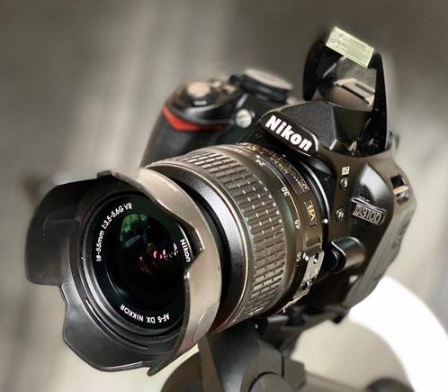 Nikon D3100 + AF-S 18-55mm G-DX-VR#2.929 Clicks #Excellent, Audio, Tv en Foto, Fotocamera's Digitaal