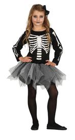 Skelet Halloween Kostuum Meisje tutu, Verzenden