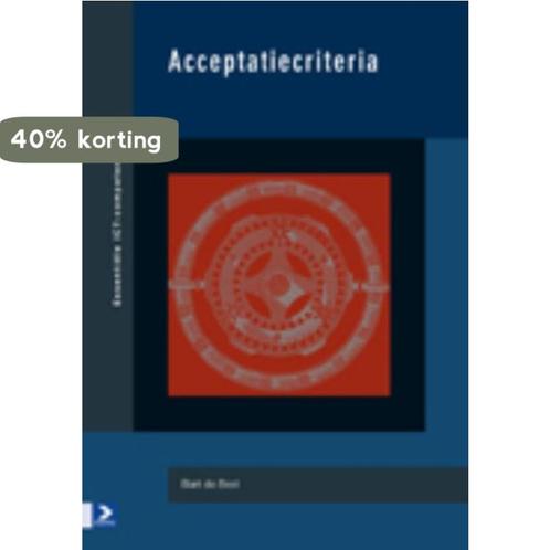 Acceptatiecriteria 9789012581332 B. de Best, Livres, Informatique & Ordinateur, Envoi