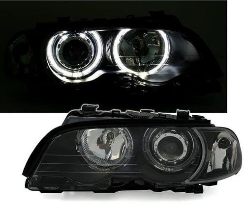 Xenon Look Koplampen met LED Angel Eyes voor BMW 3 Serie E46, Auto diversen, Tuning en Styling, Ophalen of Verzenden