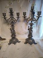 falot - Kandelaber (2) - Tin - Prachtig paar kandelaars.