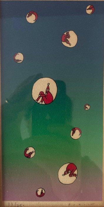 Jean-Michel Folon (1934-2005) - Noël, Antiek en Kunst, Antiek | Overige Antiek