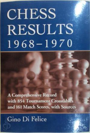 Chess Results, 1968-1970, Livres, Langue | Langues Autre, Envoi