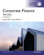 Corporate Finance: The Core, Global Edition 9780273792161, Livres, Verzenden, Berk Jonathan