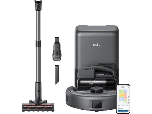 Eufy -  Robot Vacuum 3-in-1 E20 Robotstofzuiger  - Grijs, Elektronische apparatuur, Stofzuigers, Nieuw, Verzenden