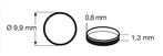 fleischmann 648006 Traction tyre set H0. Outer diameter 9,9, Overige merken, Gelijkstroom, Verzenden, Overige typen
