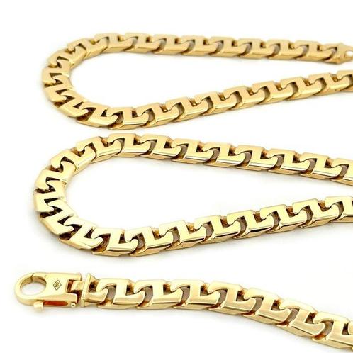 Handmade - Halsketting - Full Link Chain - 75.9 g - 60 cm -, Handtassen en Accessoires, Kettingen