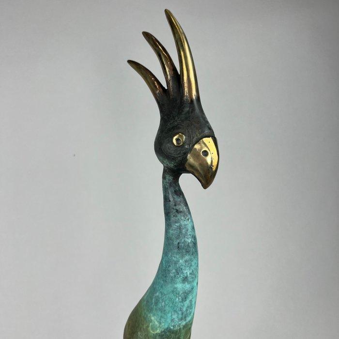 Iwa Kraj - The bird „I love u?” (Bronze), Antiek en Kunst, Kunst | Designobjecten